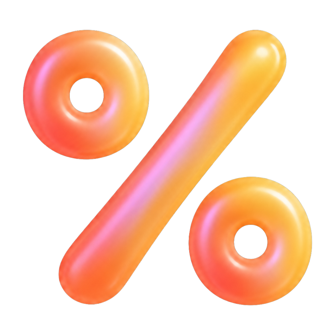 %